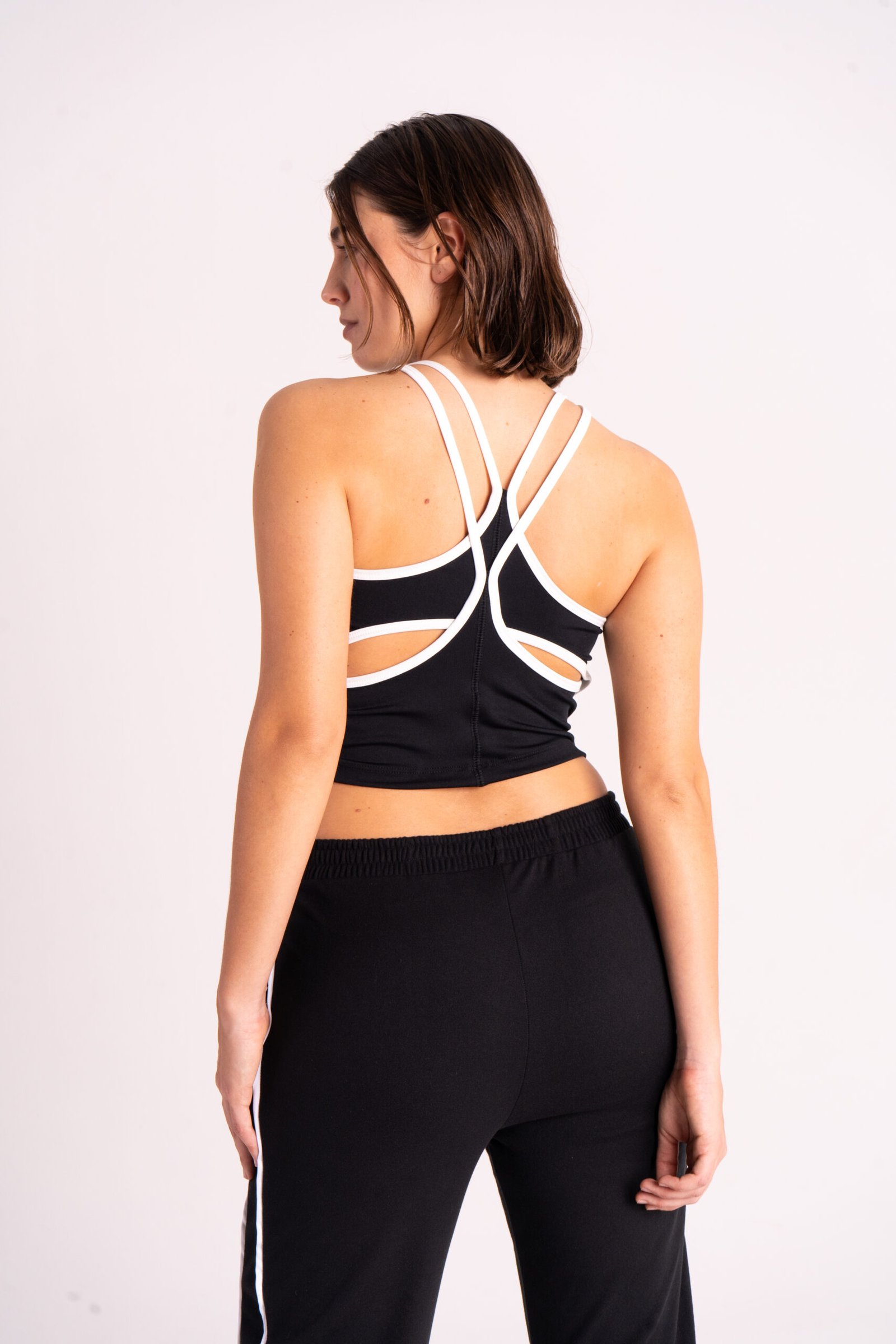 Top longline con espalda superior e inferior con bretel ATC62